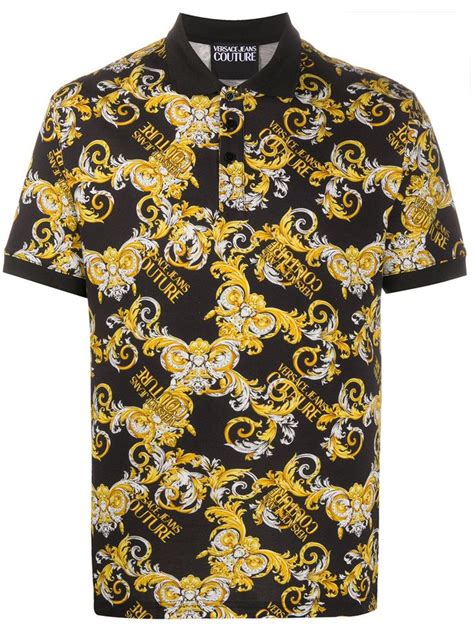 versace t shirt uomo ecopelle|versace jeans couture polo shirts.